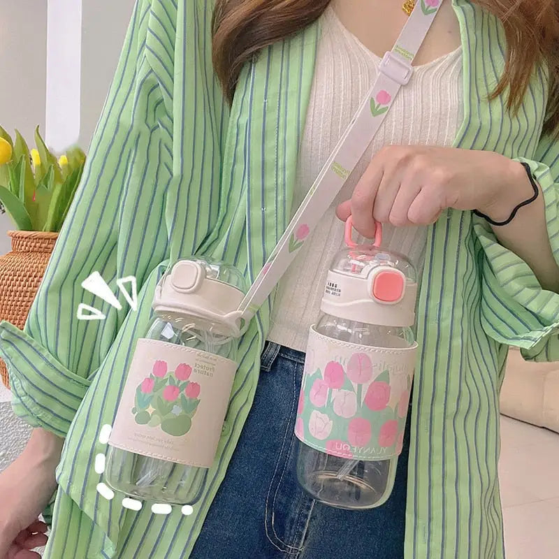 Spring Tulip Water Bottles for Your Hydrating Adventures