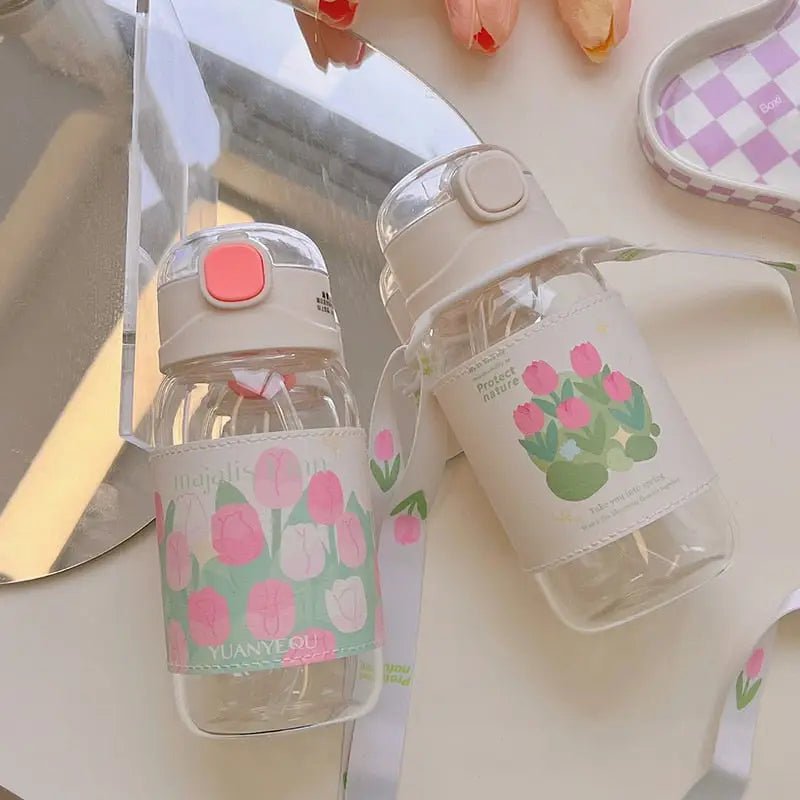Spring Tulip Water Bottles for Your Hydrating Adventures - Cosparty