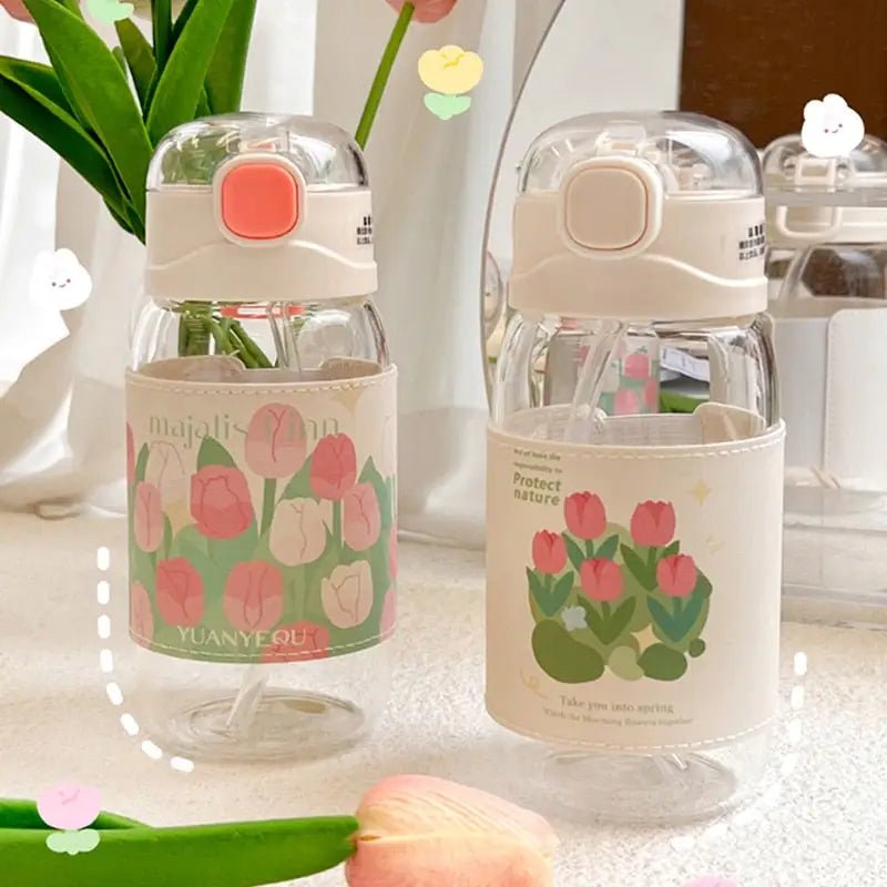 Spring Tulip Water Bottles for Your Hydrating Adventures - Cosparty