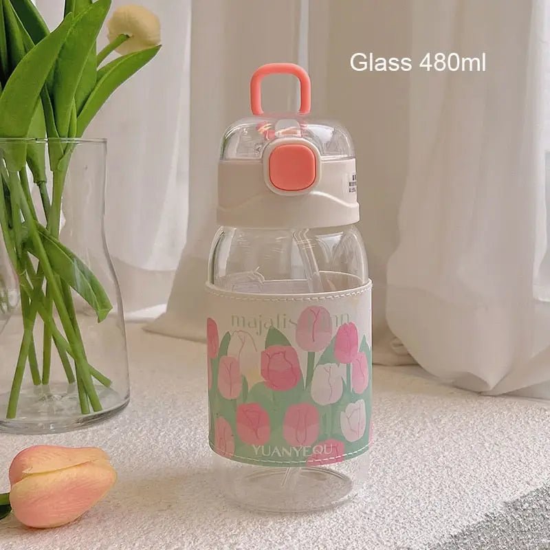 Spring Tulip Water Bottles for Your Hydrating Adventures - Cosparty