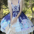 Starry Bunny Kingdom Lolita Dress for Magical Twilight Fairytales - Cosparty