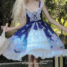 Starry Bunny Kingdom Lolita Dress for Magical Twilight Fairytales - Cosparty
