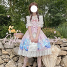 Starry Bunny Kingdom Lolita Dress for Magical Twilight Fairytales - Cosparty