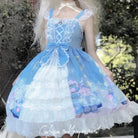 Starry Bunny Kingdom Lolita Dress for Magical Twilight Fairytales - Cosparty