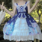 Starry Bunny Kingdom Lolita Dress for Magical Twilight Fairytales - Cosparty