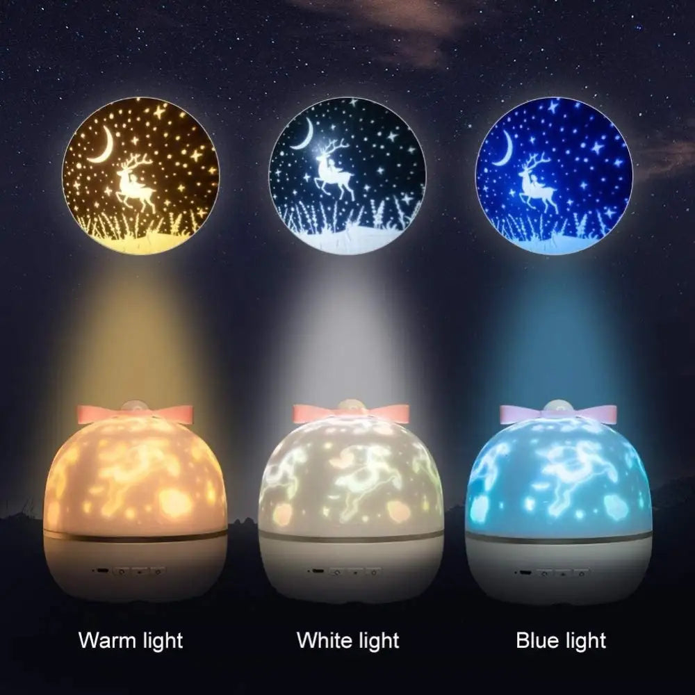 Starry Projector with Bluetooth Speaker and Remote Control Function - decorations