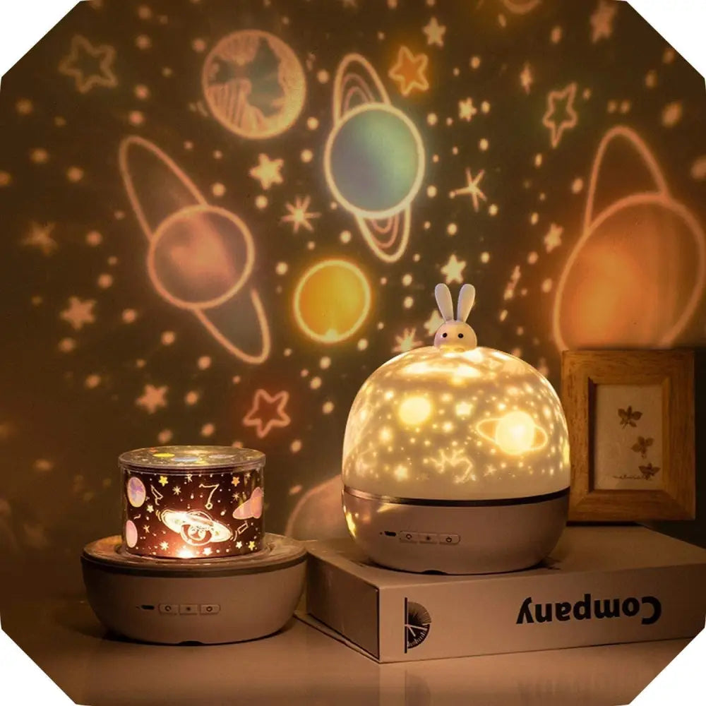 Starry Projector with Bluetooth Speaker and Remote Control Function - decorations