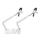 Statement Nipple Clamps - Slave - baby girl, choker necklace, clamp, daddies, daddy dom