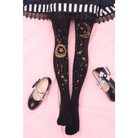 Steampunk Inspired Tights in Maroon, Navy Blue, and Jet Black - Cosparty