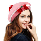 Strawbaby Beret in Strawberry Sweetness for Kawaii Style Enthusiasts - hat