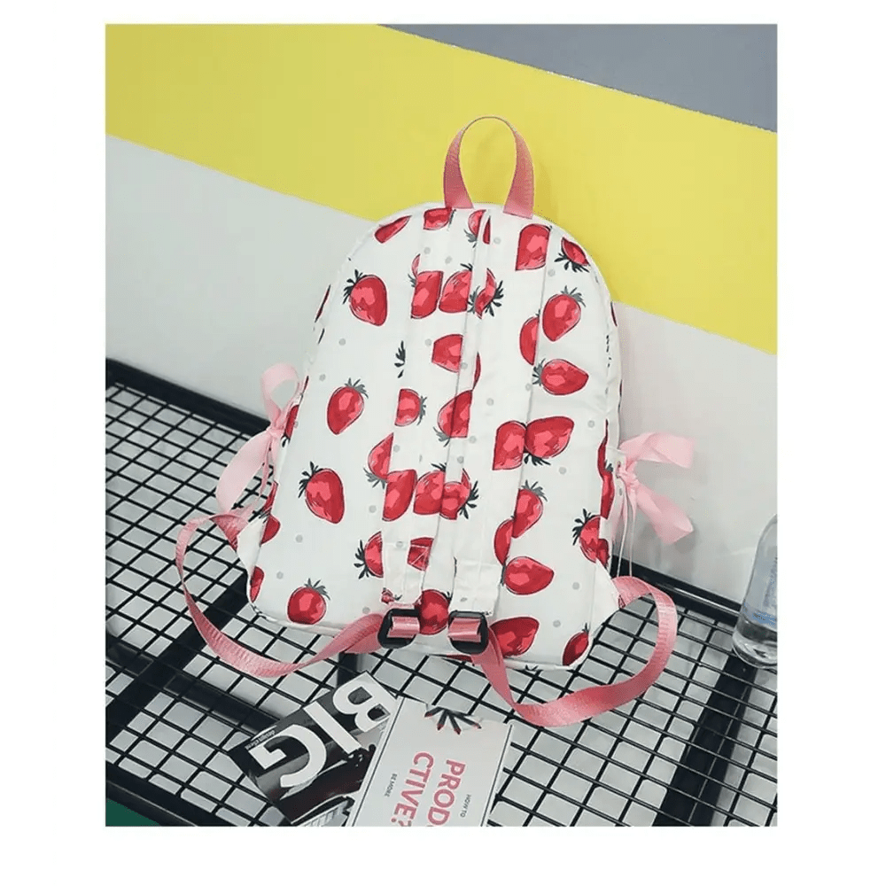 Strawberry Aesthetic Backpack for Harajuku and J - Fashion Lovers - Cosparty