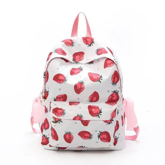 Strawberry Aesthetic Backpack for Harajuku and J-Fashion Lovers - Backpack