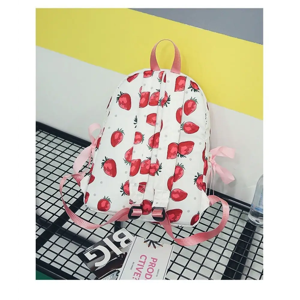 Strawberry Aesthetic Backpack for Harajuku and J-Fashion Lovers - Backpack