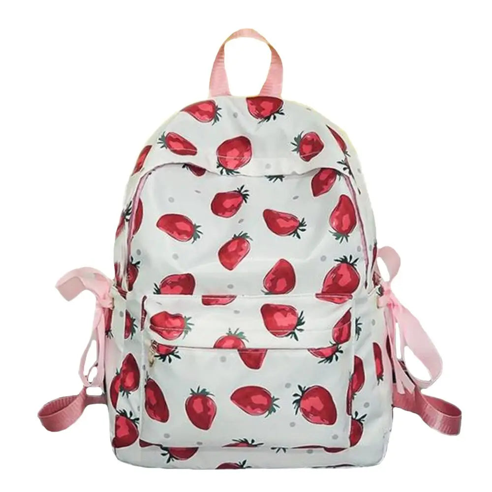 Strawberry Aesthetic Backpack for Harajuku and J-Fashion Lovers - Backpack