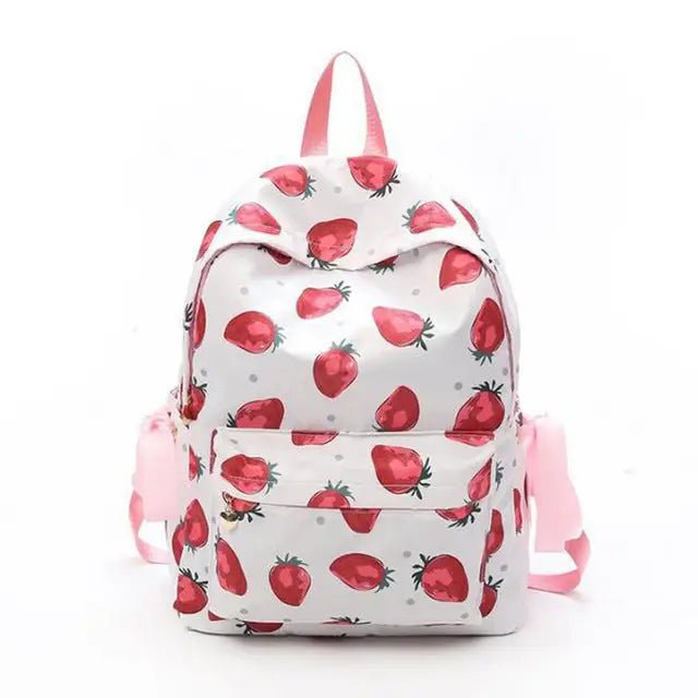 Strawberry Aesthetic Backpack for Harajuku and J - Fashion Lovers - Cosparty