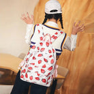 Strawberry Aesthetic Backpack for Harajuku and J - Fashion Lovers - Cosparty