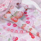 Strawberry Babe Stockings with Berry and Baby Bun Print - Cosparty
