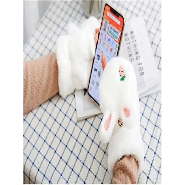 Strawberry Bunny Plush Mittens in New Condition Org In Stock - Cosparty