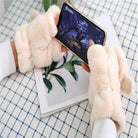 Strawberry Bunny Plush Mittens in New Condition Org In Stock - mittens