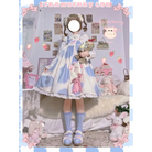 Milky Cow Lolita Dress - Blue - dress