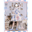 Strawberry Cow Print Lolita Dress for Pastel Princesses - Cosparty