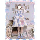 Strawberry Cow Print Lolita Dress for Pastel Princesses - dress