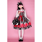 Strawberry Field Dress with Matching Bow Headband - Cosparty