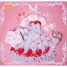 Strawberry Field Dress with Matching Bow Headband - Cosparty