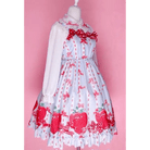 Strawberry Field Dress with Matching Bow Headband - Cosparty