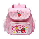 Strawberry Inspired Unicorn Backpack with Adjustable Straps and Pockets - backpack