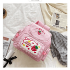 Strawberry Inspired Unicorn Backpack with Adjustable Straps and Pockets - Cosparty