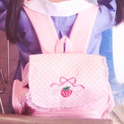 Strawberry Inspired Unicorn Backpack with Adjustable Straps and Pockets - Cosparty