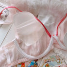 Strawberry Lingerie Set for Large Cup Size Fashion Lovers - underwear