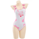 Strawberry Milk Bow Onesie for Cozy Kawaii Style - Cosparty