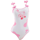 Strawberry Milk Bow Onesie for Cozy Kawaii Style - Jumpsuits & Rompers