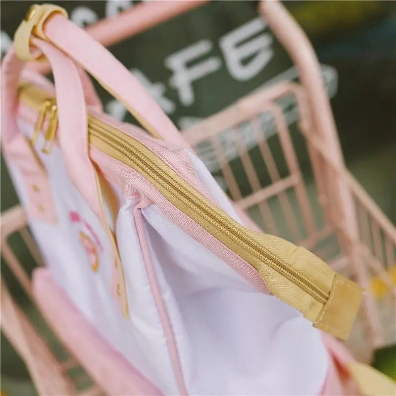 Strawberry Milk Kawaii Backpack for Stylish Everyday Wear - Cosparty
