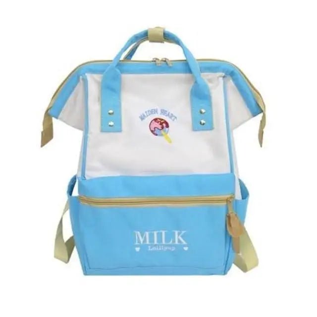Strawberry Milk Kawaii Backpack for Stylish Everyday Wear - Cosparty