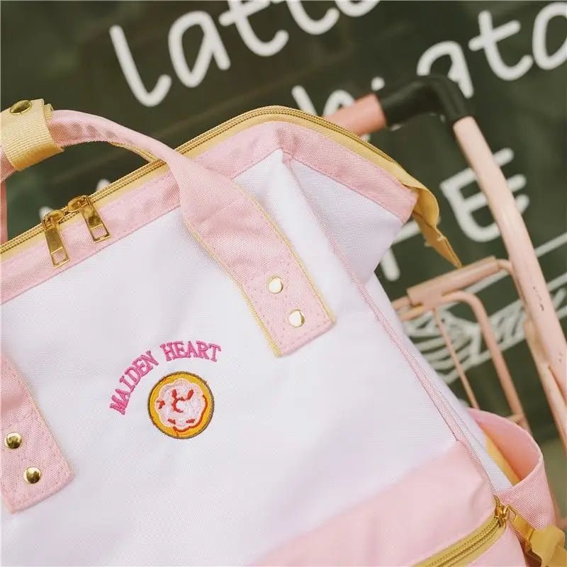 Strawberry Milk Kawaii Backpack for Stylish Everyday Wear - Cosparty