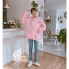 Strawberry Milk Kawaii Hoodie in Pastel Pink Inspired by Japanese Fashion - Cosparty