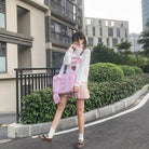 Strawberry Milk Knit Sweater with Hand Embroidery Details - Cosparty