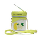 Strawberry Milk Purse with Gold Hardware and Hand Embroidery - Cosparty