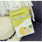 Strawberry Milk Purse with Gold Hardware and Hand Embroidery - Cosparty