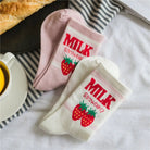 Strawberry Milk Socks Inspired by Harajuku Fashion - Cosparty