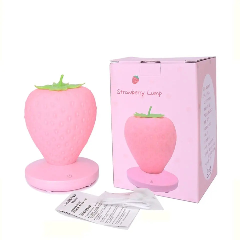 Strawberry Nursery Night Light for Adorable Baby Rooms - lighting