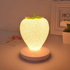 Strawberry Nursery Night Light - White Berry - lamp, lamps, lighting, lights, strawberries