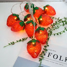 Strawberry Nursery Night Light - String - lamp, lamps, lighting, lights, strawberries