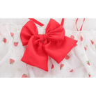 Strawberry Polkadot Farm Girl Lingerie Set - Cosparty
