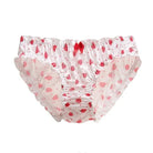 Strawberry Print Lace Trim Underwear with Bow Design - Cosparty