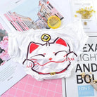 Strawberry Print Lace Trim Underwear with Bow Design - Cosparty