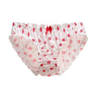 Strawberry Print Lace Trim Underwear with Bow Design - Cosparty
